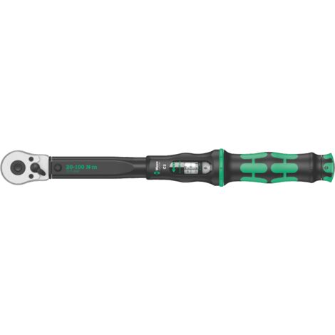 Wera Click-Torque C 2 Drehmomentschlüssel Drive 20-100 Nm 05075621001