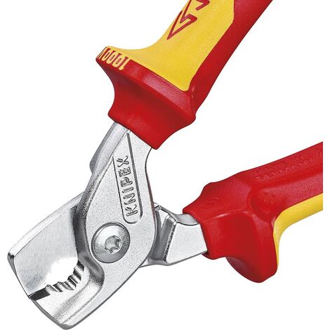 KNIPEX 95 16 160 StepCut Kabelschere isoliert Mehrko. VDE verchr. 160 mm