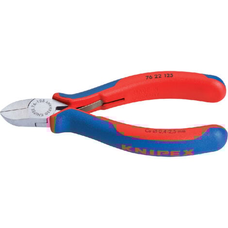 KNIPEX Seitenschneider 76 22 125 Elektromechaniker Mehrk. atra., 125 mm
