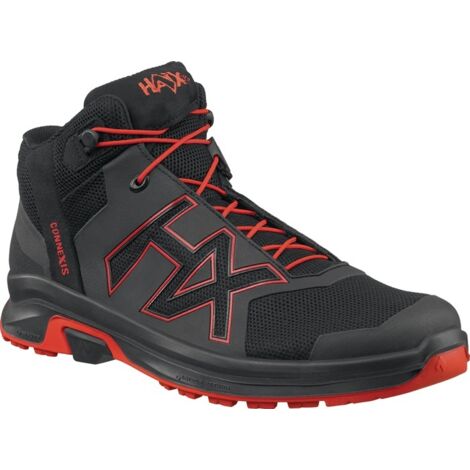 HAIX Halbschuh CONNEXIS Go GTX mid black-fire Gr. 40 UK 6,5 (1/5)