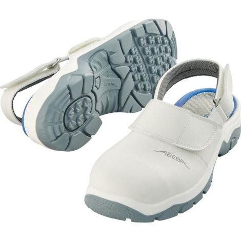 ABEBA Sicherheits-CLOG SB LORICA 2120 Silvertex weiss Gr. 45