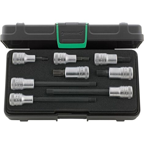 Stahlwille 1/2" (12,5mm) Satz Schraubendrehereinsatz Nr.3054X/54X/8 KN 8tlg. (1/2)