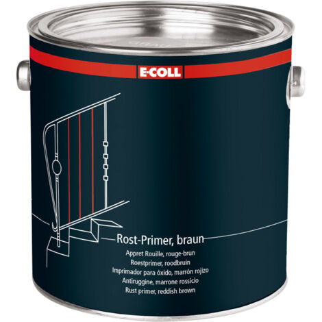 E-COLL Rostprimer 2,5L rotbraun