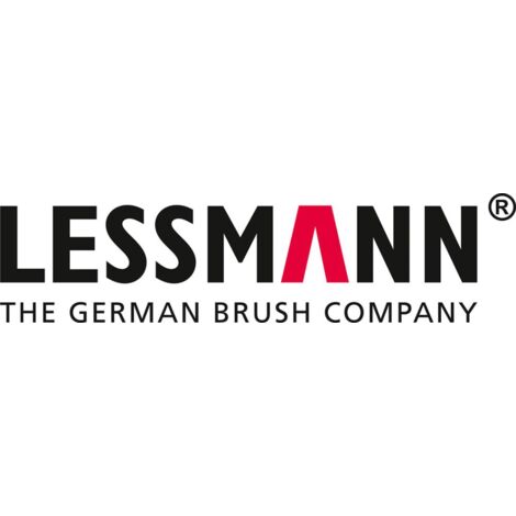 LESSMANN Zylinderbürste mit Öse 4 x100/300mm Stahldraht gewellt