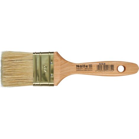 Nölle Maler-Lackierpinsel Messingzwinge Borstenmischung hell 30mm PROFI BRUSH