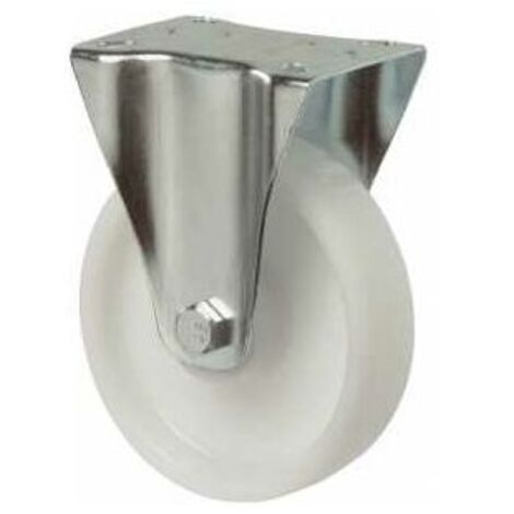 BS ROLLEN Bockrolle 125mm Stahlbl Verz Poly Lg. R (1/5)