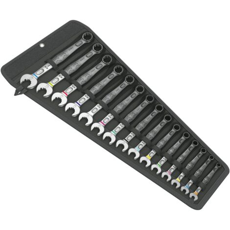 Wera 6003 Joker 15 Set 1 Ringmaulschlüssel-Satz, 15-teilig