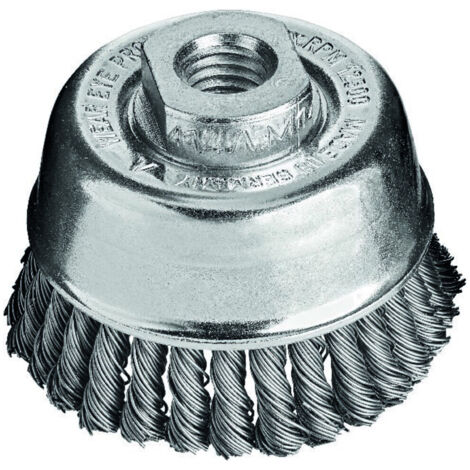 LESSMANN Topfbürste Stahldraht gezopft 65x0,5mm Besatz 30x6mm gez.Draht (1/2)