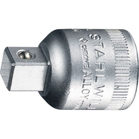 Stahlwille Reduzierstück 513 Antriebsvierkant 1/2″ Abtriebsvierkant 3/8″ Länge 38,5 mm - 13030002