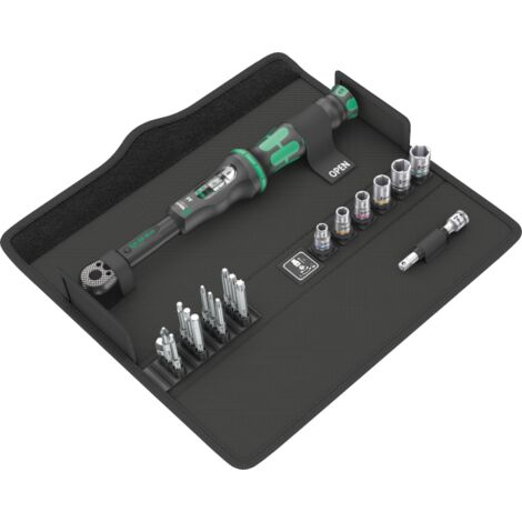 Wera 05130110001 Click-Torque A 6 Set Drehmomentschlüssel mit Umschaltknarre