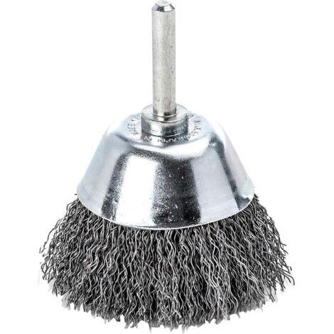 LESSMANN Schaft-Flächenbürste Stahldraht gew. 70x0,3mm (1/3)