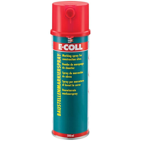 E-COLL Baustellenmarkier-Spray 500ml Spraydose leuchtgrün