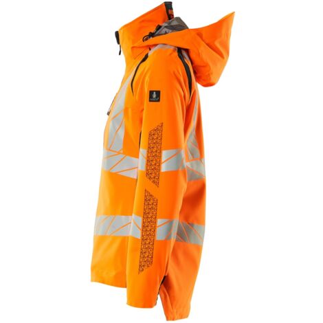 MASCOT Accel Safe Hardshell-Jacke Damen Gr. XL hi-vis or/schwarzbl 19011-449 (1/4)