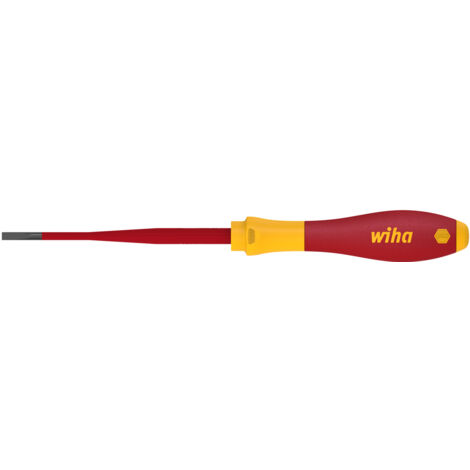 Wiha Schraubendreher SoftFinish® electric slimFix Schlitz 3,5 mm x 100 mm (35446)