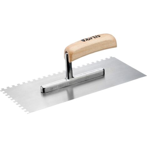 FORTIS Glättekelle gezahnt Alustütze 280x130mm 6x6mm