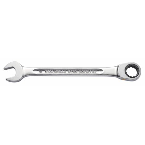 Stahlwille Ratschenringmaulschlüssel OPEN RATCH SW 18mm L.240mm