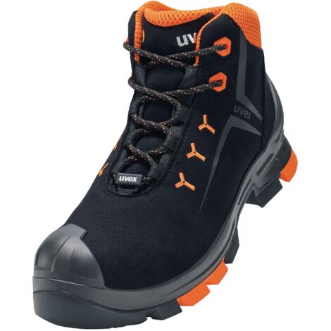 UVEX 2 Sicherheits-Stiefel Gr. 42 W11 S3L ESD SR schwarz/orange 6509.2