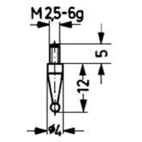 KÄFER Messeinsatz für Messuhren &Feinz. Stahl ABB.18/ 1,0mm