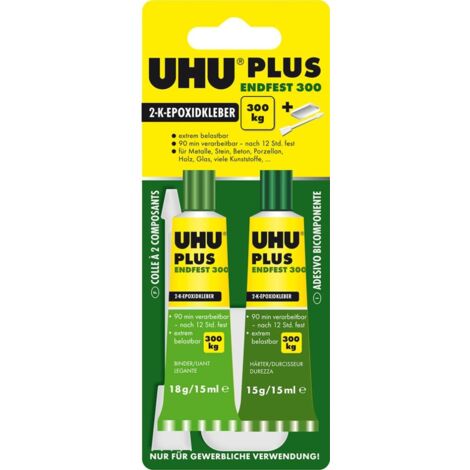 2K-Epoxidharzklebstoff PLUS ENDFEST 300 33g gelblich Tube UHU