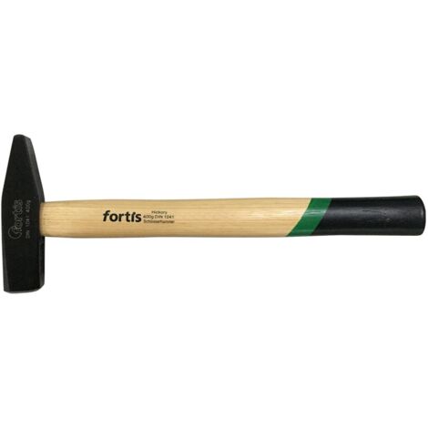 Fortis Schlosserhammer DIN1041 mit Hickorystiel 400g (1/2)