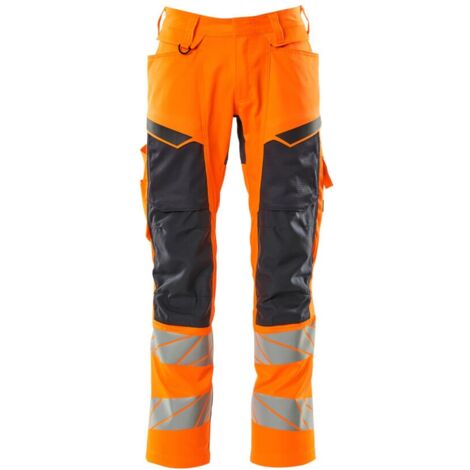 MASCOT Accel. Safe Bundhose Stretch Gr. 82C51 hi-vis or/schwarzbl 19579-236