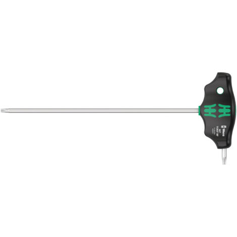 WERA T-Griff-Schraubendreher TORX 467 HF 20x200mm Haltefür Seitenabtrieb (1/5)