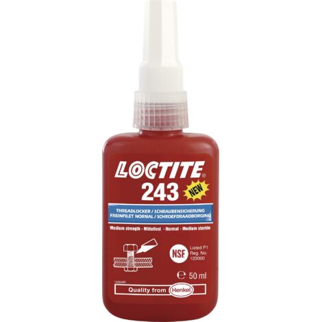 Schraubensicherung 243 10 ml mf.mv.blau NSF P1,NSF/ANSI 61 Flasche LOCTITE