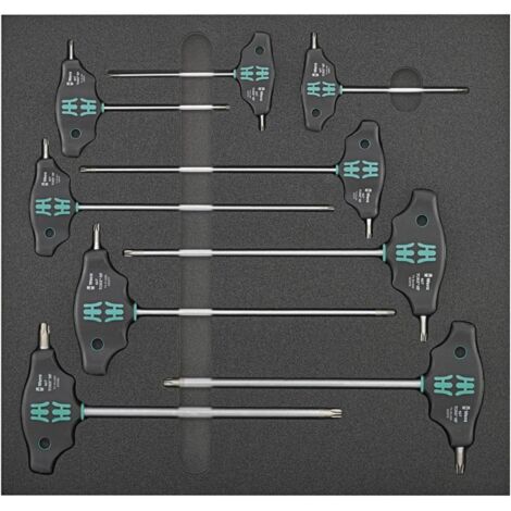 WERA Werkzeugmodul 2/3 9-tlg T-Griff TORX