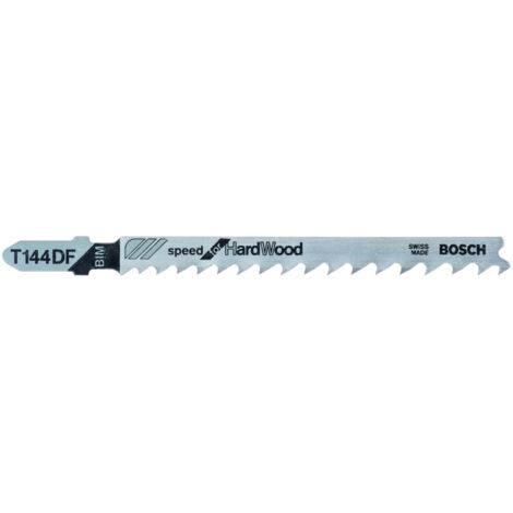 Bosch PRO Hardwood fast T144DF Stichsägeblatt, 100 mm, 5 Stück
