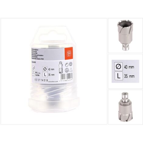 Fein 1x HM Ultra Kernbohrer mit QuickIN-Aufnahme Ø 40 mm - 63127114018