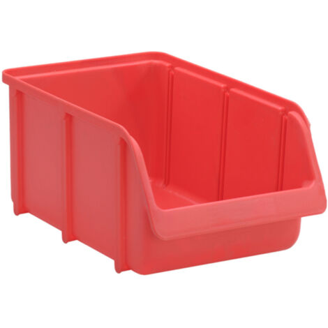 Sichtlagerkasten L332/290xB207xH155mm PP rot stapelbar HÜNERSDORFF