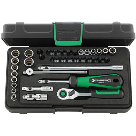 Stahlwille Steckschlüssel-Garnitur 1/440D/40TX/44KTX/32/6QR38-tlg.