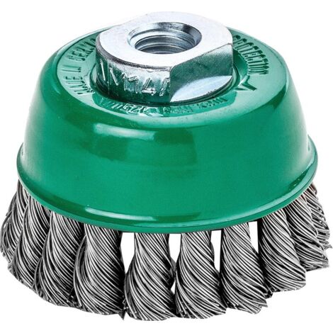 LESSMANN Topfbürste Edelstahl gezopft 65x0,5mm