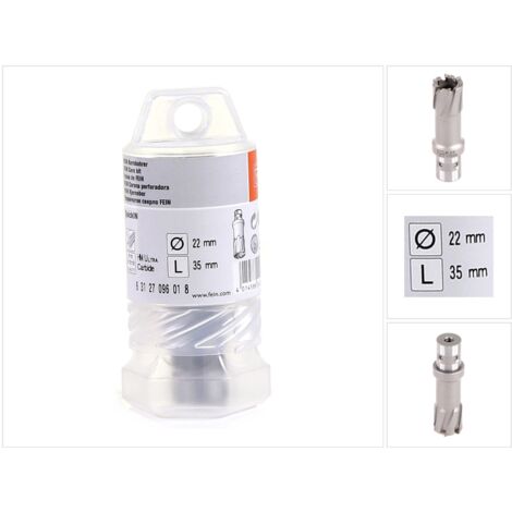 Fein 1x Kernbohrer HM Ultra QI D22x35 - 63127096018