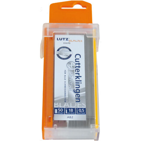 Abbrechklinge 18mm Spender a 50 Stück LUTZ BLADES