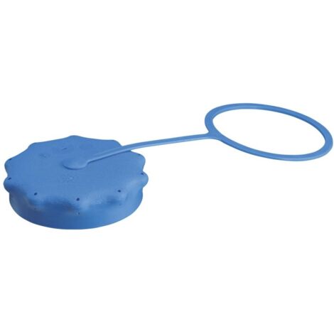 Hünersdorff Weithals-Verschraubung HDPE blau für Außen-D 105 mm (1/2)