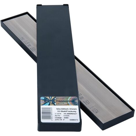 Metallfolien Plattenware rostfrei 50x300x1,0mm 10Bl/P H+S (1/4)