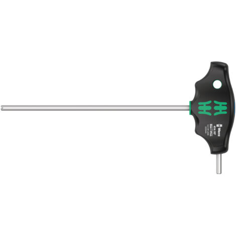 Wera 454 HF Quergriff-Sechskantschraubendreher Hex-Plus mit Haltefunktion, 5 x 200 mm