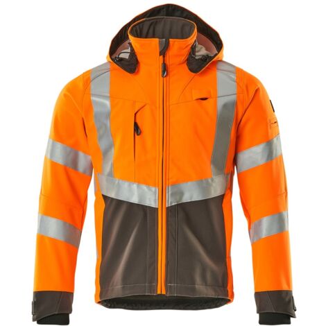 Mascot SAFE SUPREME Soft Shell Jacke Blackpool 15502-246-1418 Gr. XL orange/dunkelanthrazit (1/4)