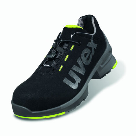 UVEX 1 Sicherheitshalbschuh 8544 schwarz/gelb S2 ESD SR Gr. 38 W11