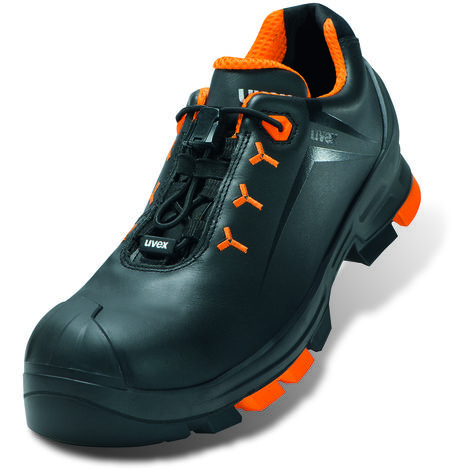 UVEX 2 Sicherheits-Halbschuh Gr. 38 W11 S3L ESD SR schwarz/orange 6502.2