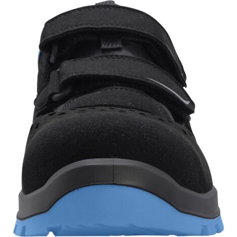 UVEX 2 xenova Sicherheits-Sandale gelocht Gr. 38 W11 S1PL ESD SR schwarz/blau 9553.2