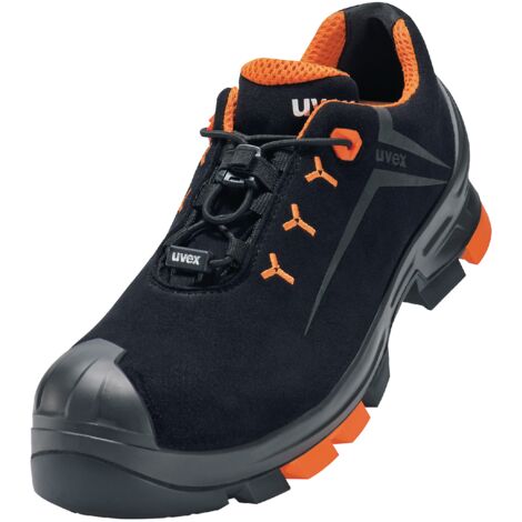 UVEX 2 Sicherheits-Halbschuh Gr. 38 W11 S3L ESD SR schwarz/orange 6508.2