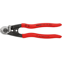 KNIPEX 95 61 190 Drahtseilschere geschmiedet mit Kunststoff überzogen 190 mm