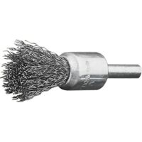 LESSMANN Pinselbürste Edelstahl gewellt 17x22/65x0,3mm