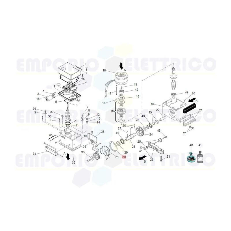 Kit Aimant magnetique FAAC 746 / 844