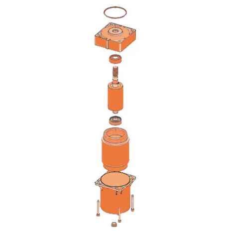 faac pièce détacahée moteur 550/breeze 230v 63003169 (1/4)
