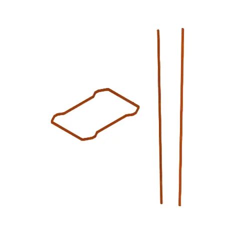 faac pièce détachée joint porte et couvercle b614 63001041 (1/3)