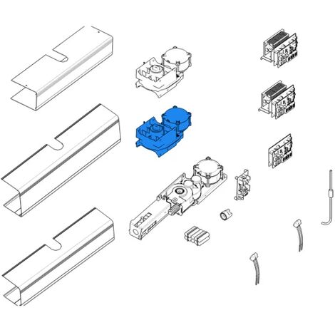 came pièce détachée motoréducteur pour automatisme sw3 119rip157 (1/3)