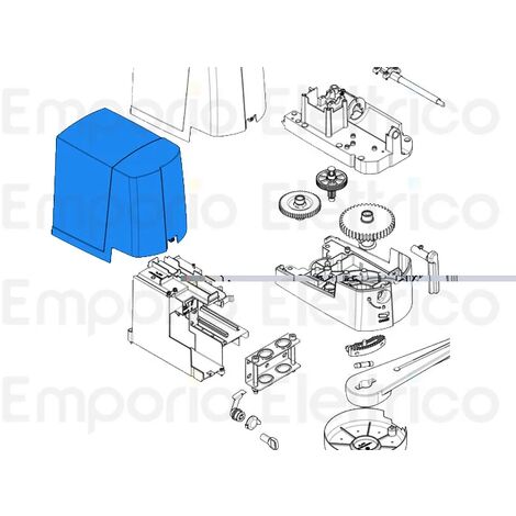 Came Pièce Détachée Couvercle Motoréducteur Ral 7024 Bxl 88001-0076